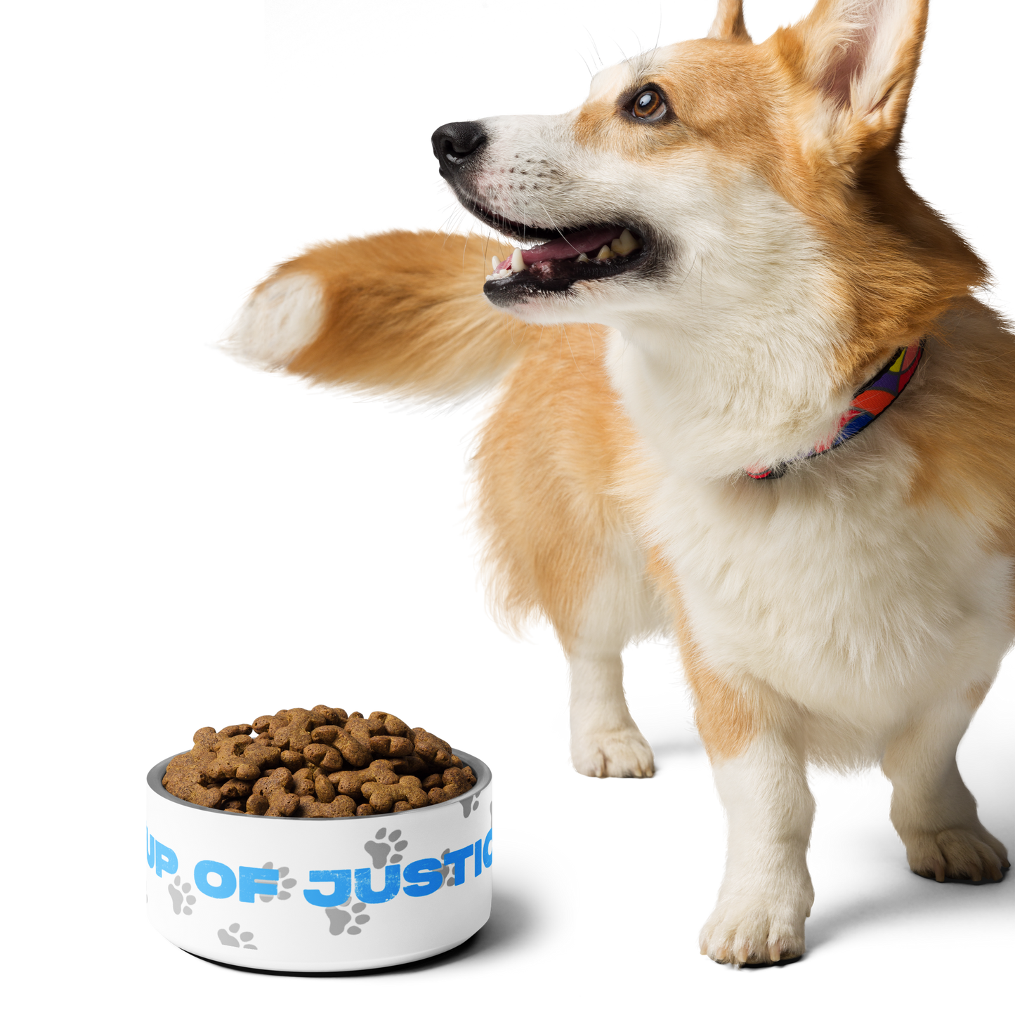 Pup of Justice (blue) Pet bowl