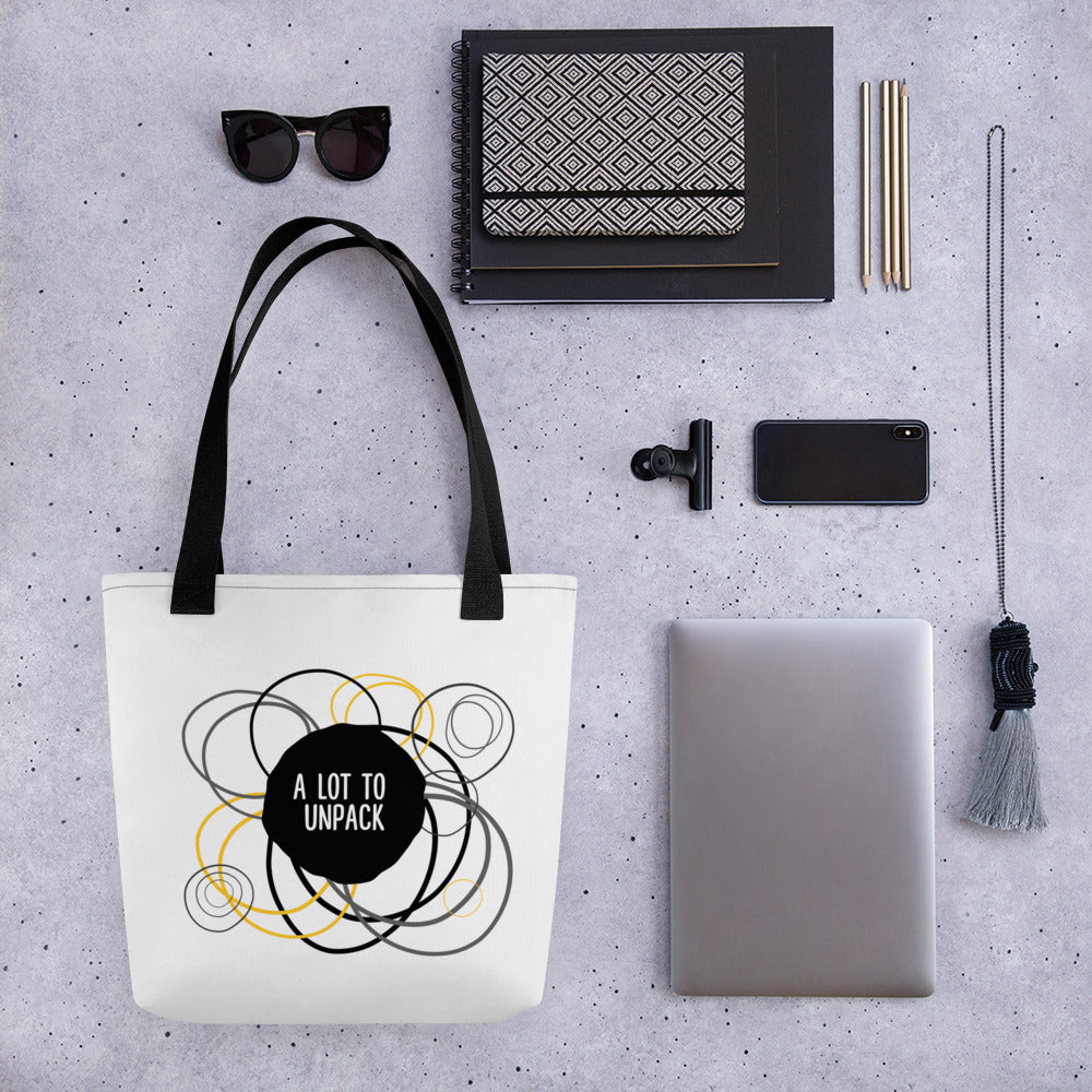 A Lot to Unpack Tote Bag