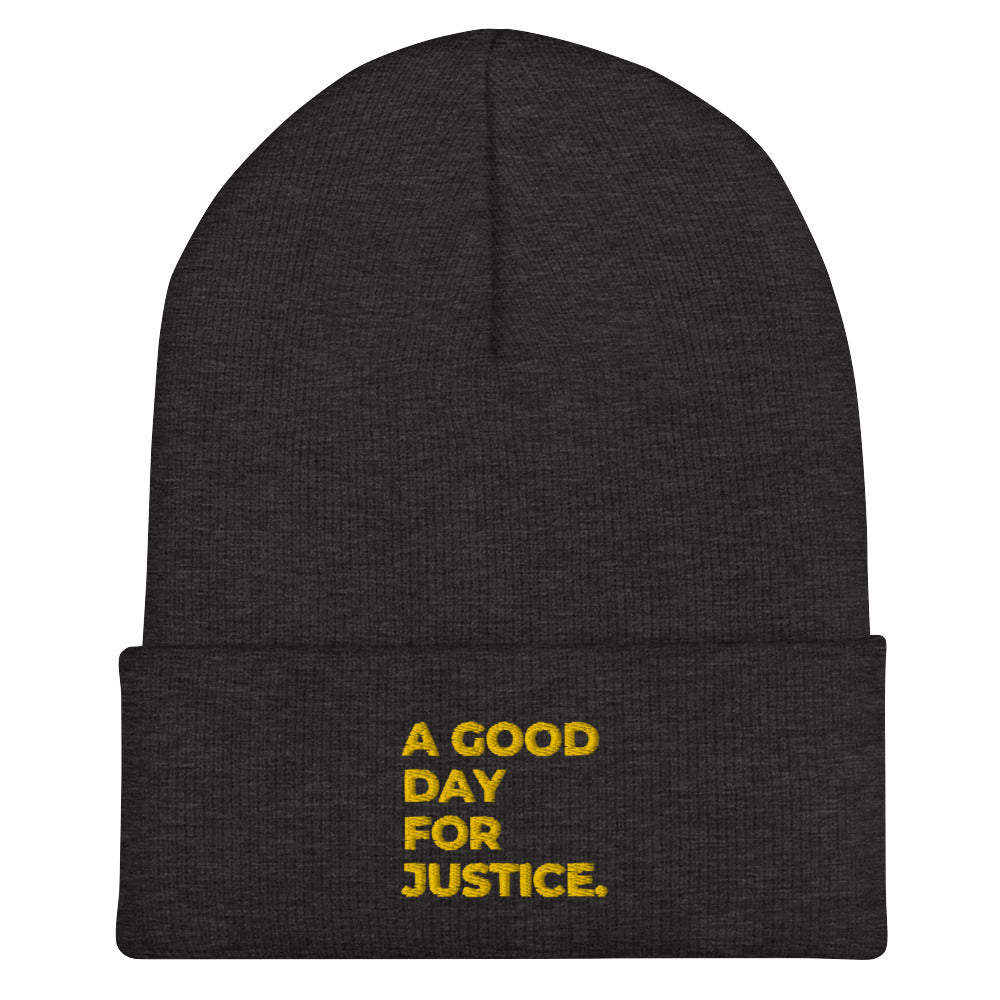 A Good Day Cuffed Beanie