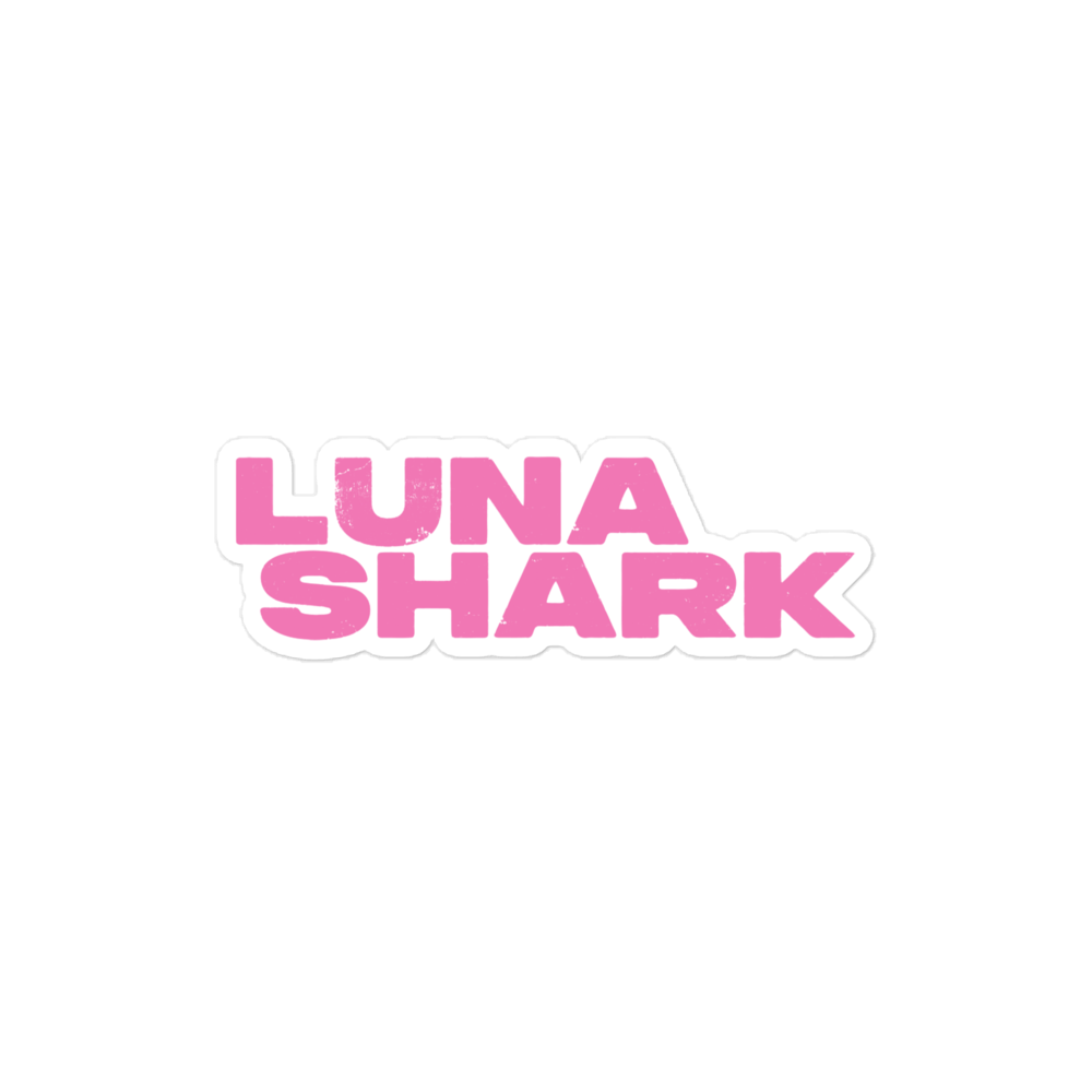 Luna Shark Sticker