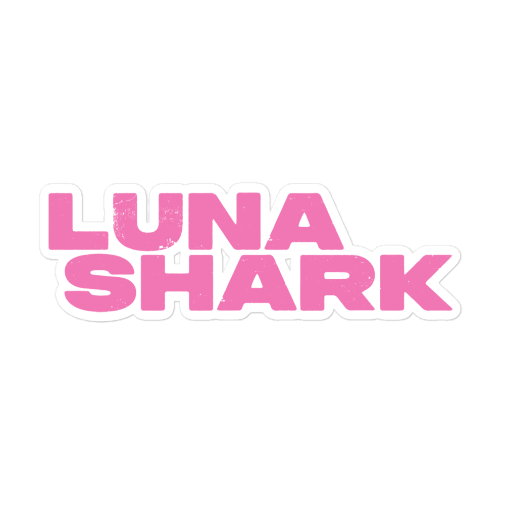 Luna Shark Sticker
