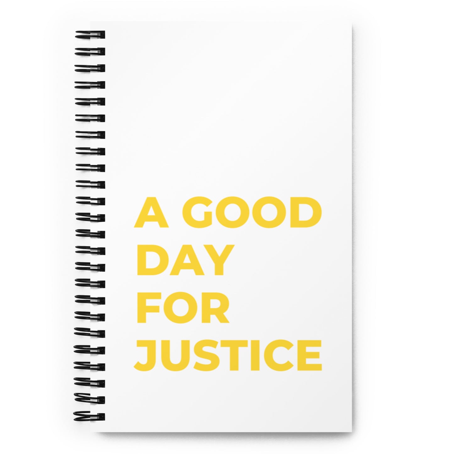 A Good Day spiral notebook