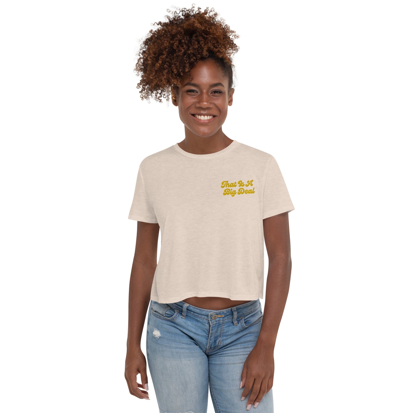 A Big Deal Crop Tee