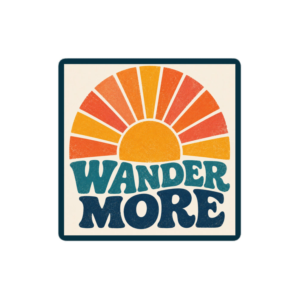 Retro Wander More Decal
