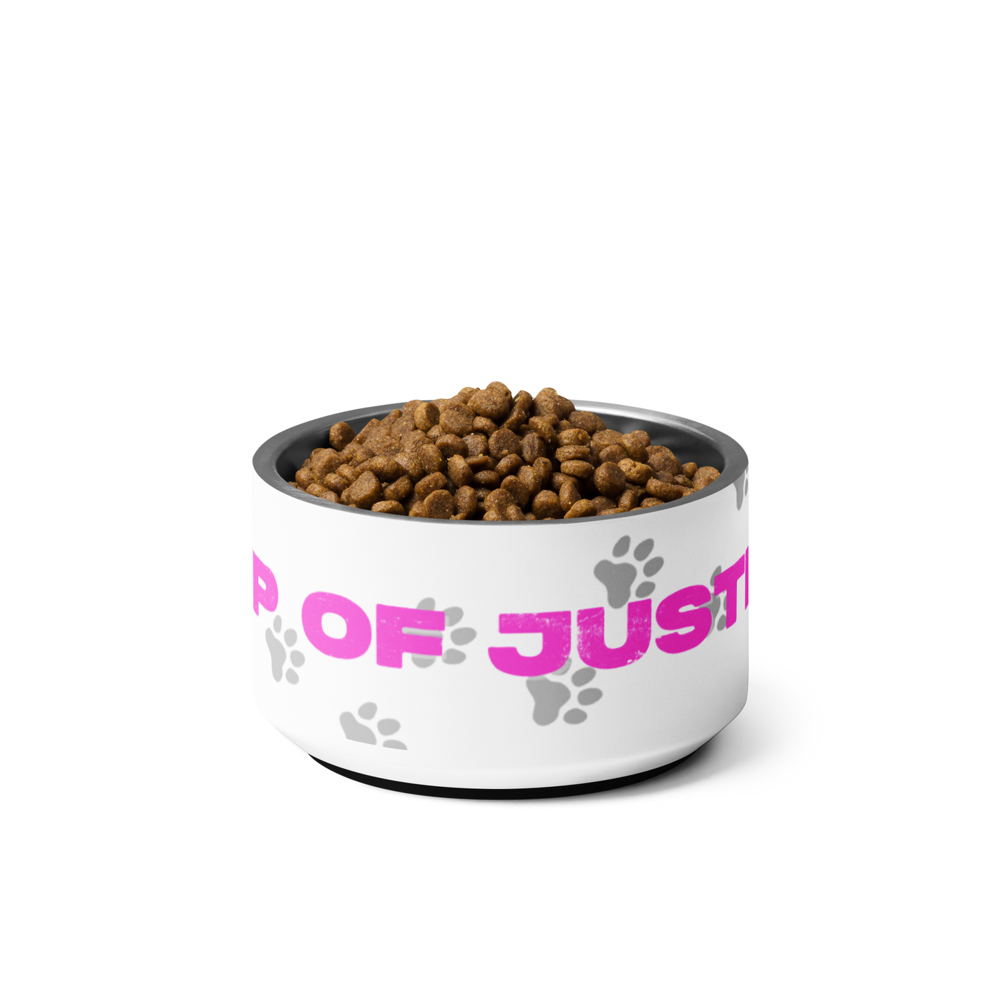 Pup of Justice (pink) Pet bowl