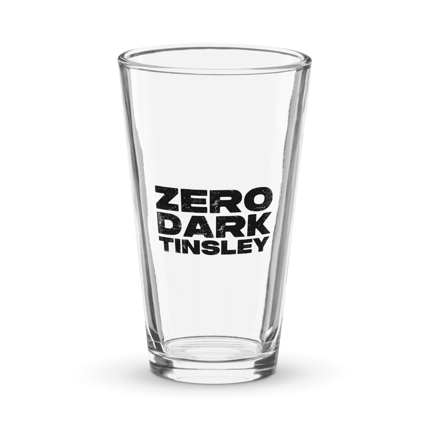 Zero Dark Shaker pint glass