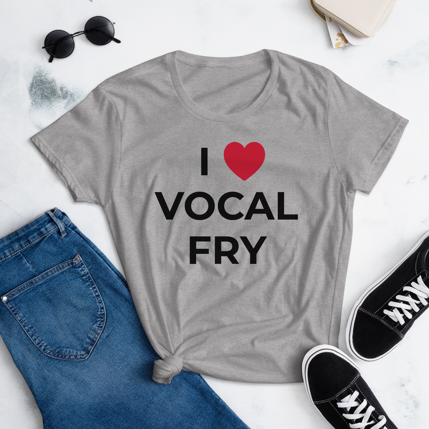 I Heart Vocal Fry Women's tee