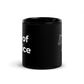 Cup of Justice Mug Black Gloss