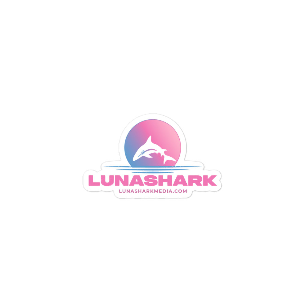 Luna Shark Logo Sticker