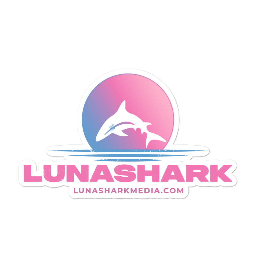 Luna Shark Logo Sticker